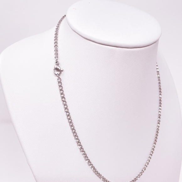 Stainless Steel Silver Necklace - Picture 6 of 10